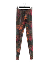 Medias en mesh flores