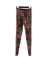 Medias en mesh flores