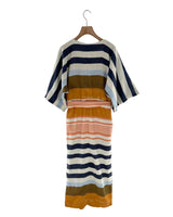 Maxi vestido wrap en lino