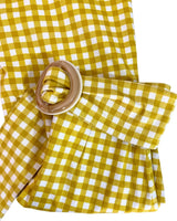 Faldas con cinturon print