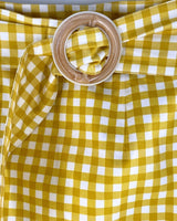Faldas con cinturon print