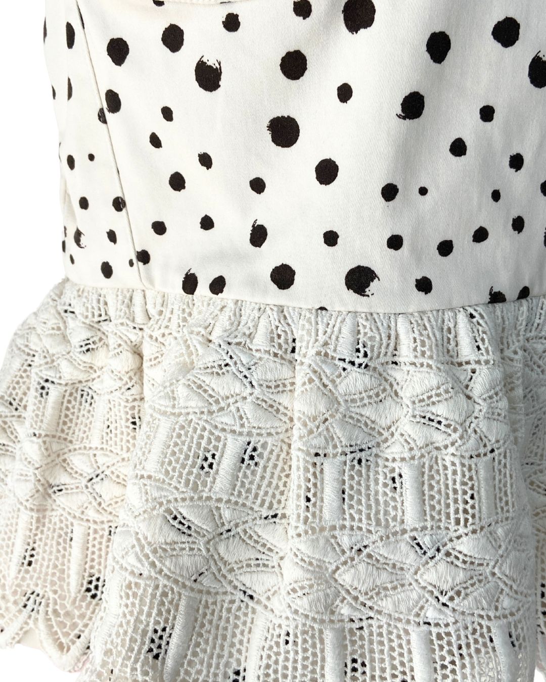 Blusa de tiras vuelo tejido