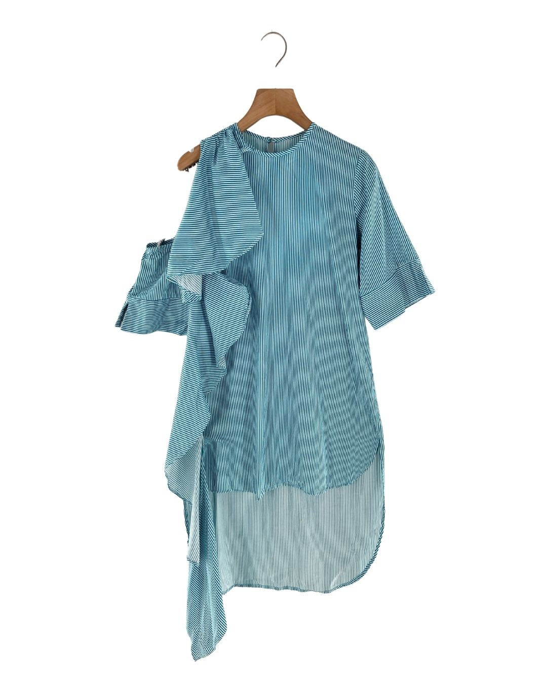 Vestido mini rayas cut out