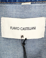 Chaqueta crop en denim