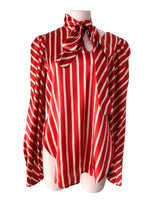 Blusa 100%  seda a rayas