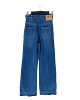 Jean wide leg lace up