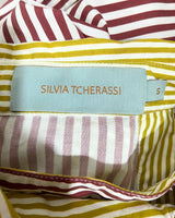 Blusa a rayas one shoulder