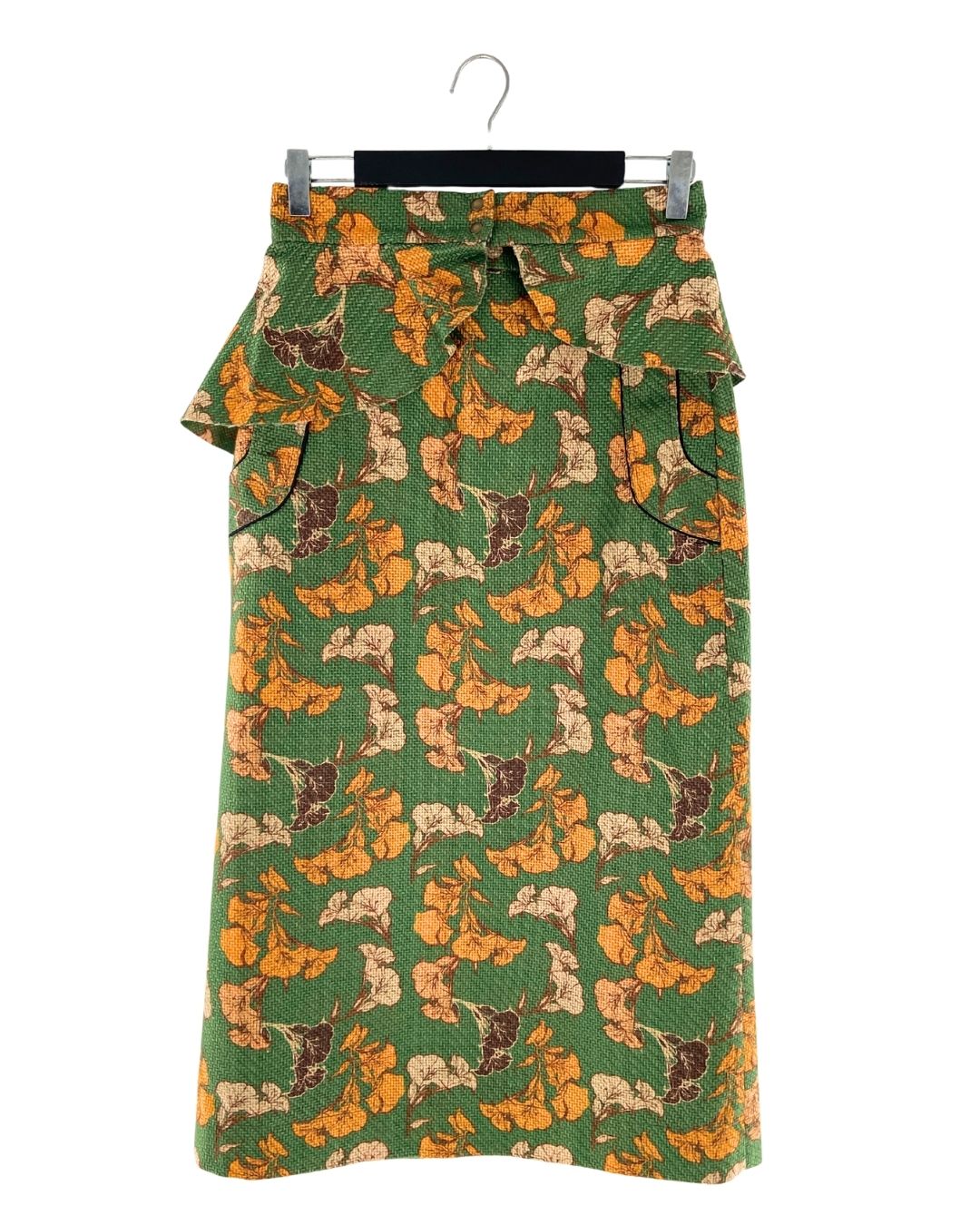 Maxi falda con textura