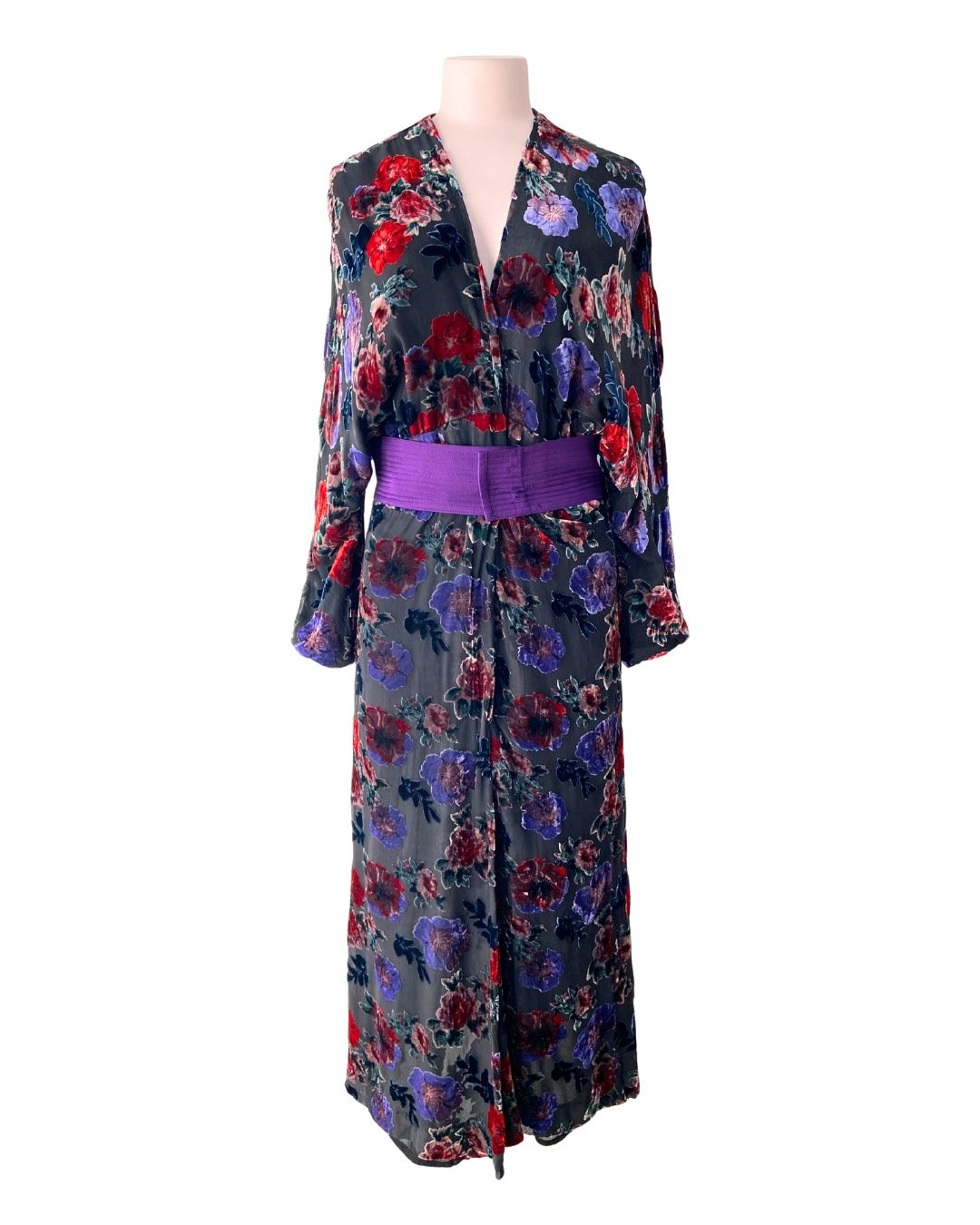 Maxi vestido en velvet
