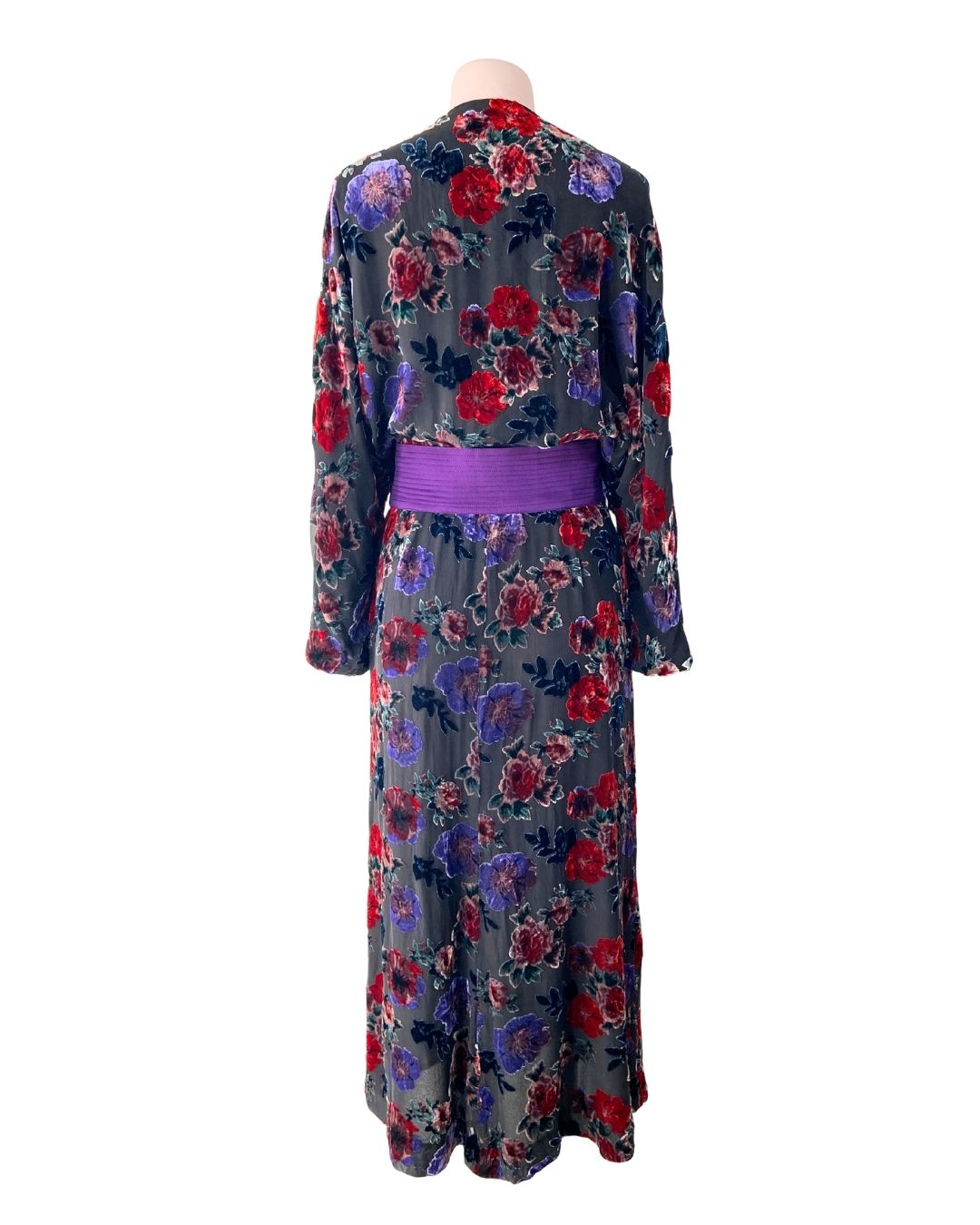 Maxi vestido en velvet