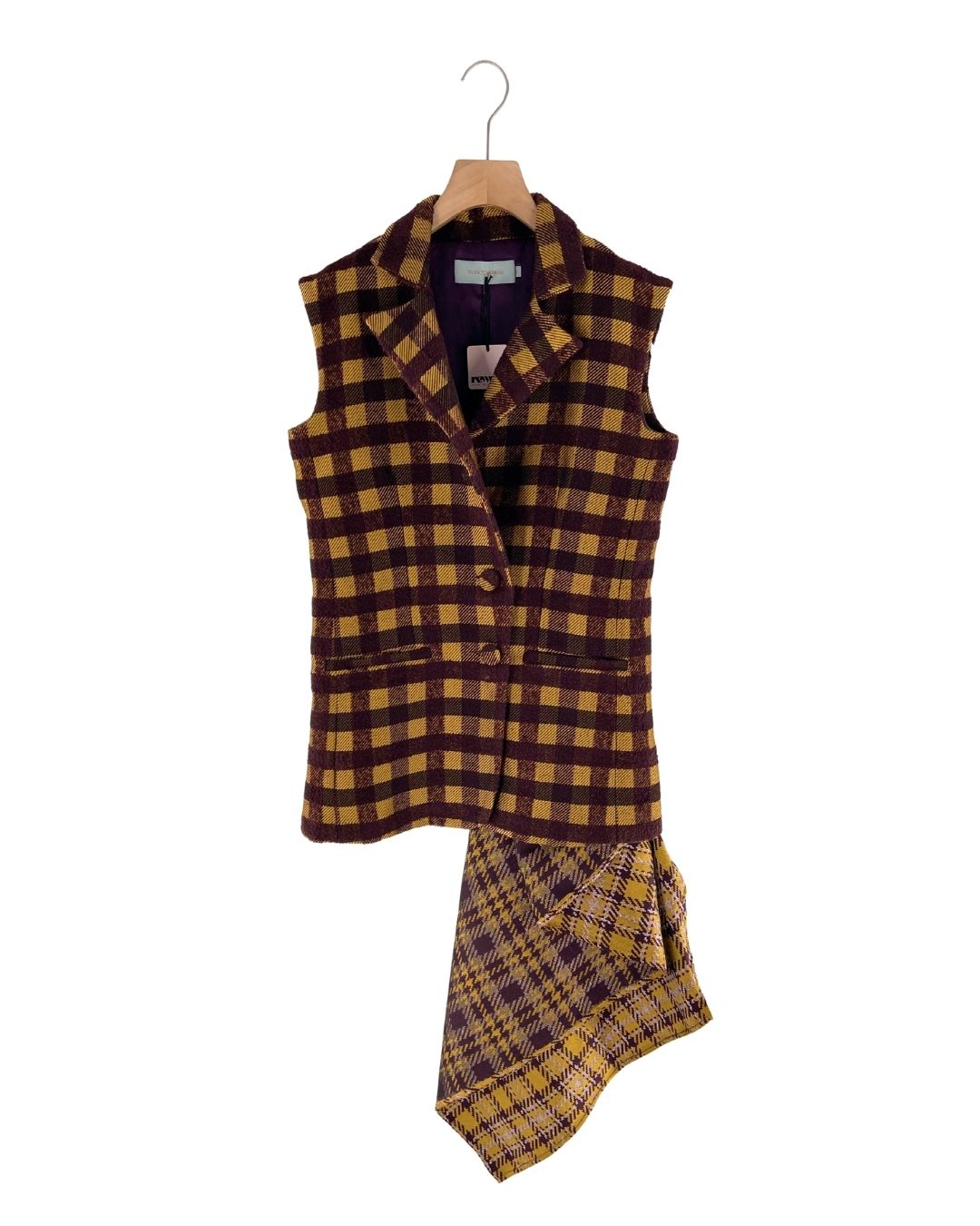Blazer sleeveless con fajón