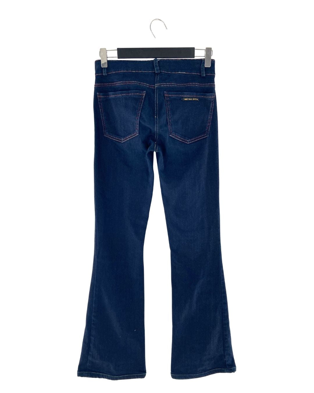 Jean flare stretch bordado