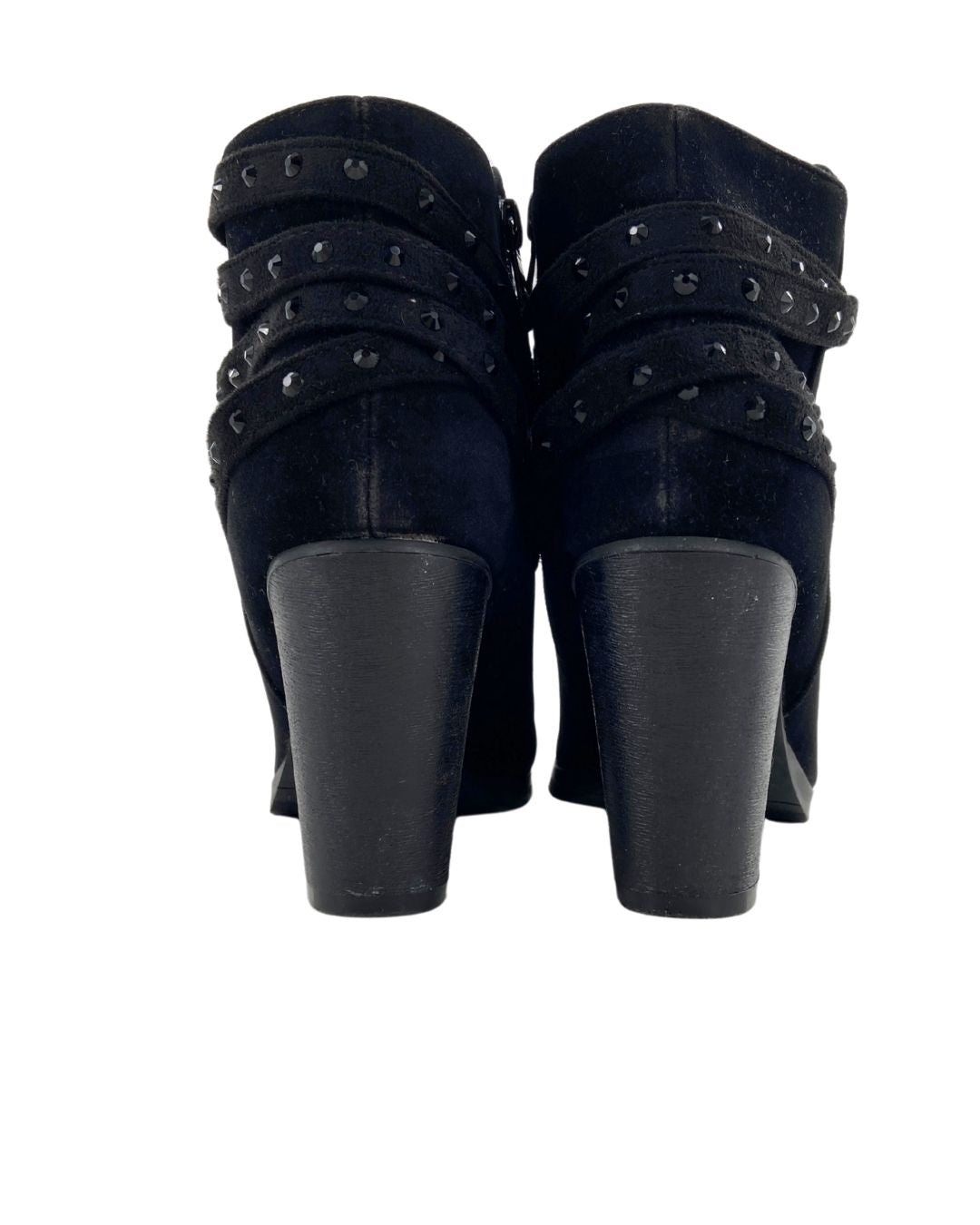 Botines tacón con cremallera
