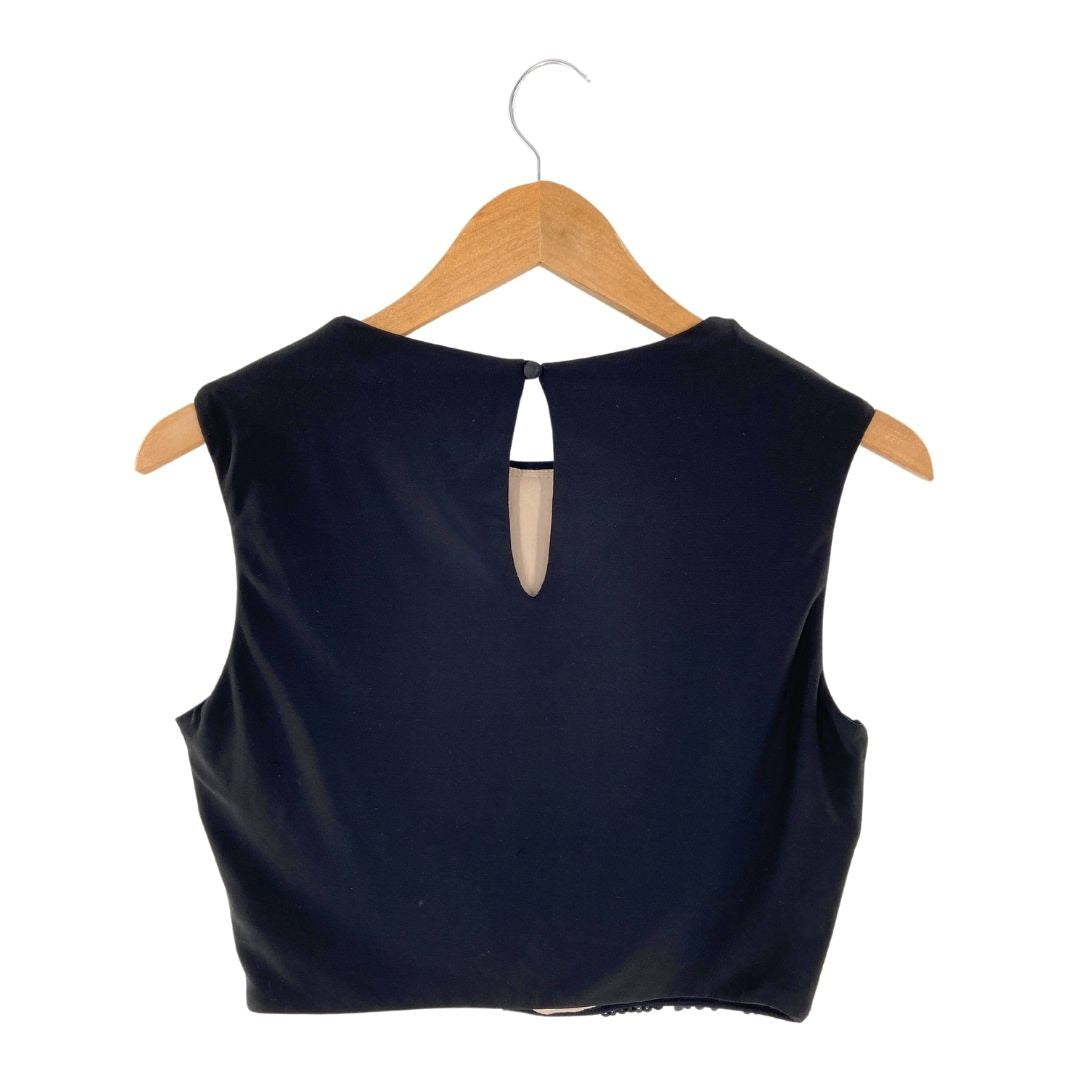 Blusa crop sleeveless