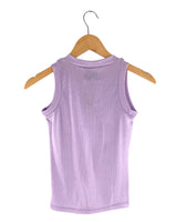 Blusa crop en canalé brillante