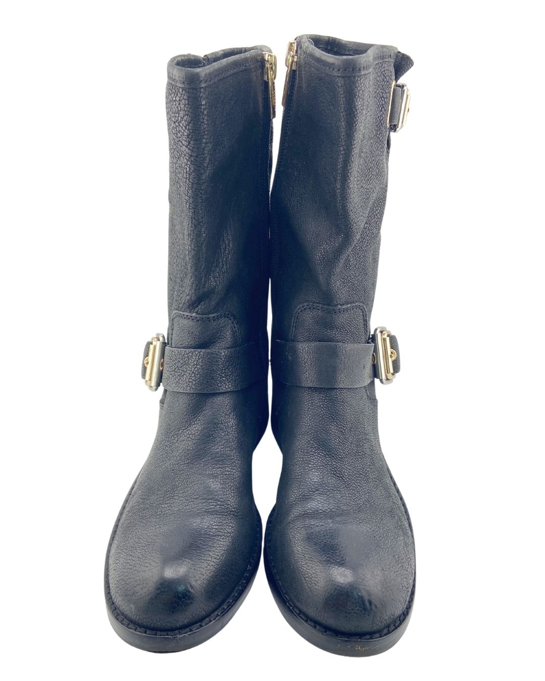 Moto boot en piel