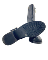 Moto boot en piel