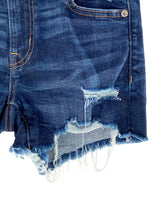 Short mini en denim stretch
