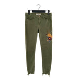 Skinny jean strech wash bordado
