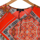 Blusa manga corta en punta