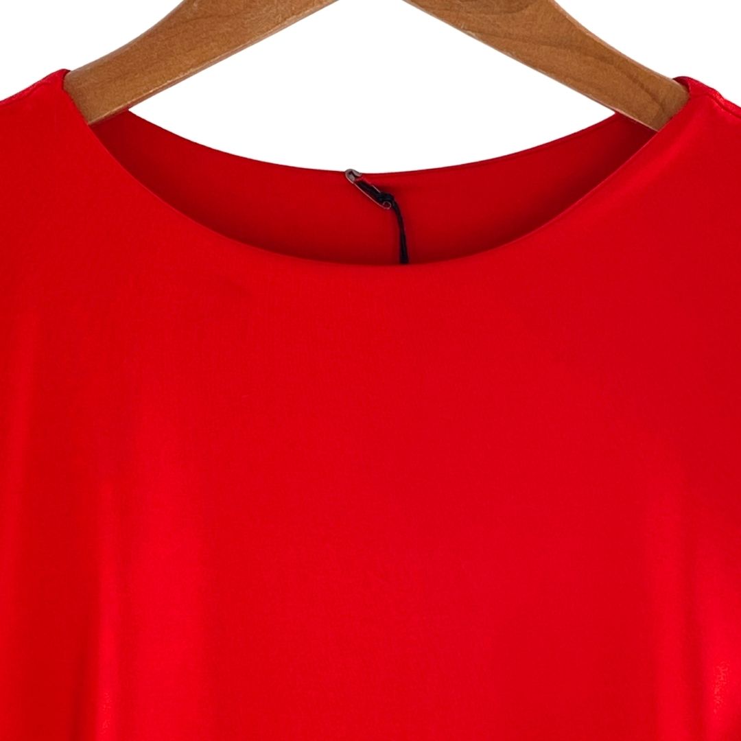 Blusa crop manga princesa
