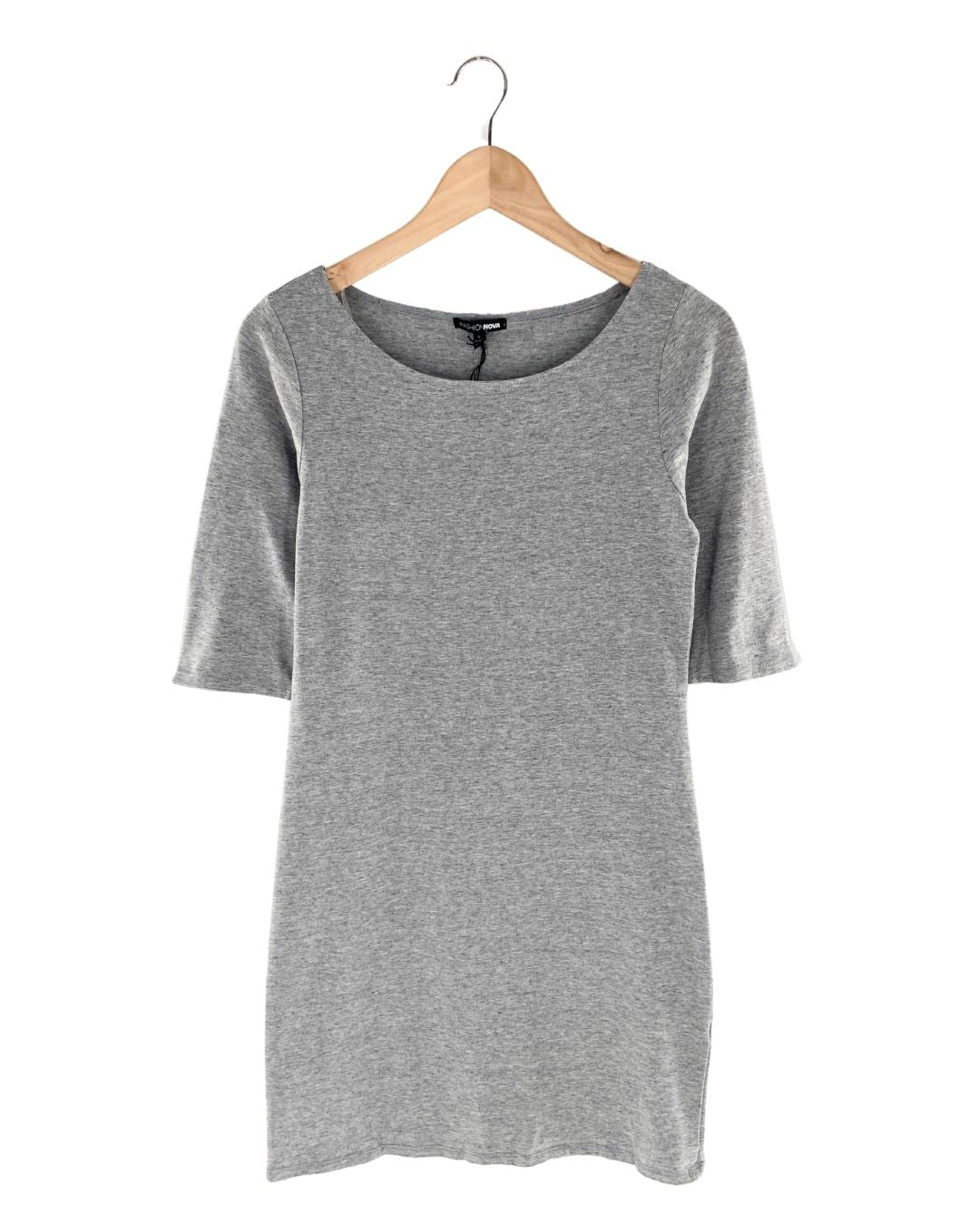Vestido stretch manga 3/4
