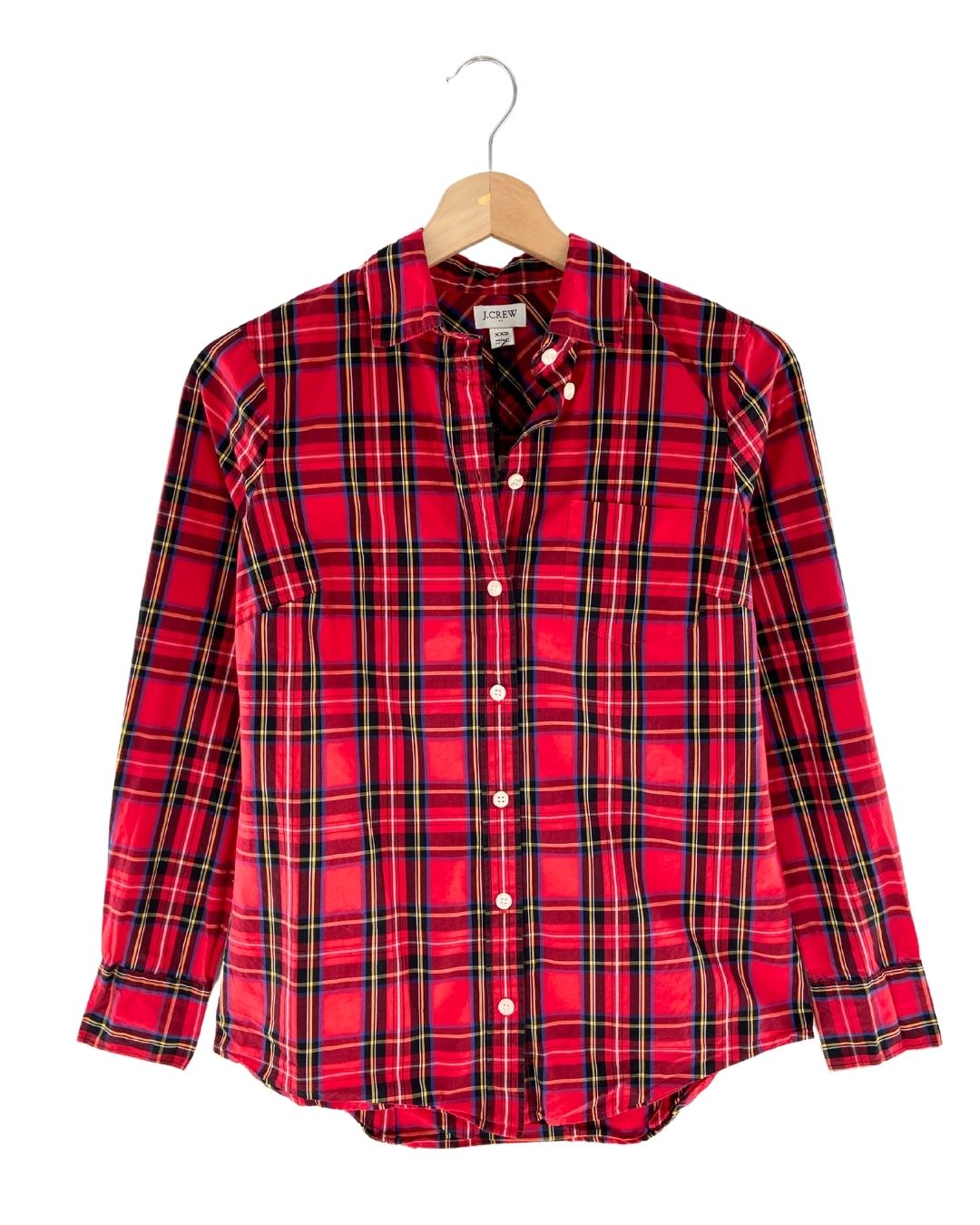Camisa a cuadros manga larga
