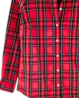 Camisa a cuadros manga larga