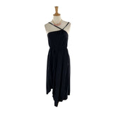 Vestido mini asimétrico tiras