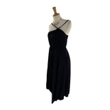 Vestido mini asimétrico tiras