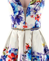 Vestido satinado cruzado