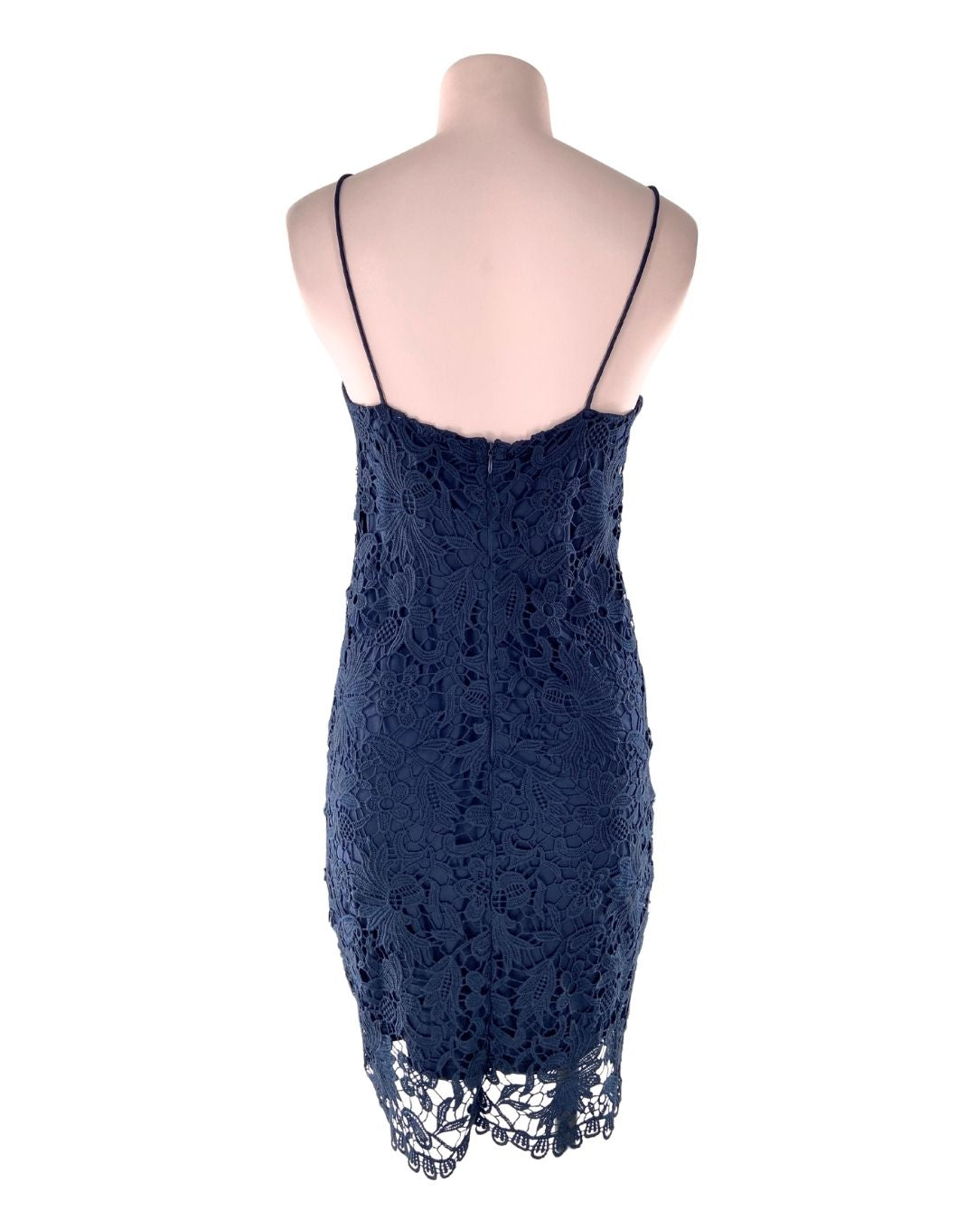Vestido midi de tiras
