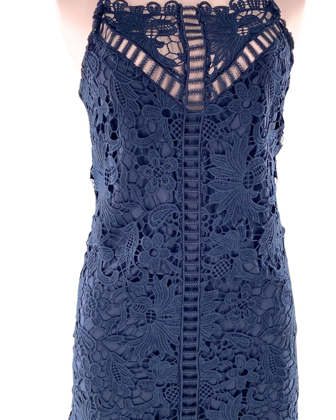 Vestido midi de tiras