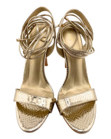 Sandalias altas con straps