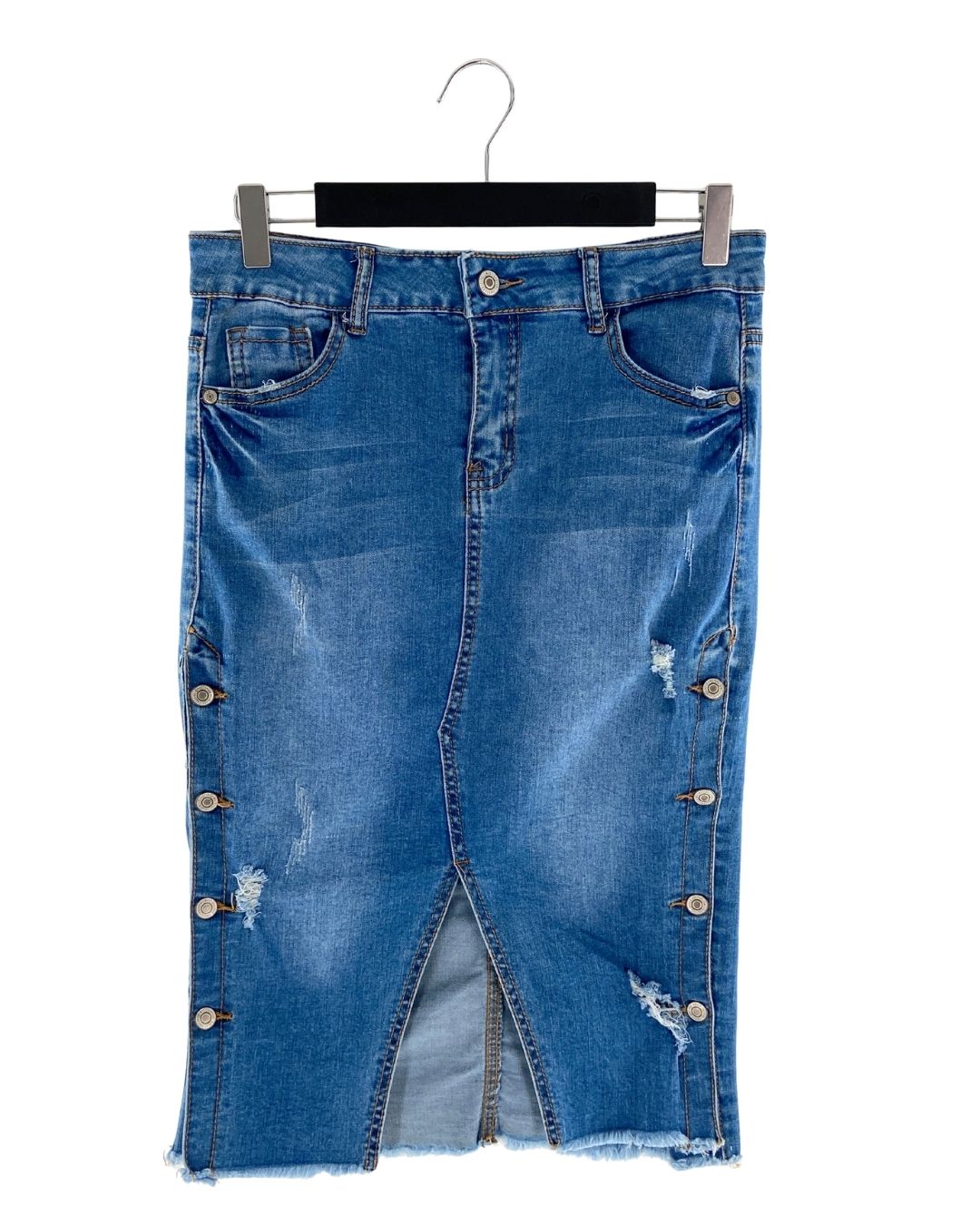 Falda en denim stretch