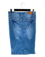 Falda en denim stretch