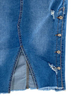 Falda en denim stretch