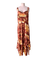 Maxi vestido de tiras