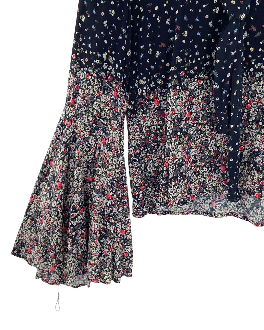 Blusa manga campana print