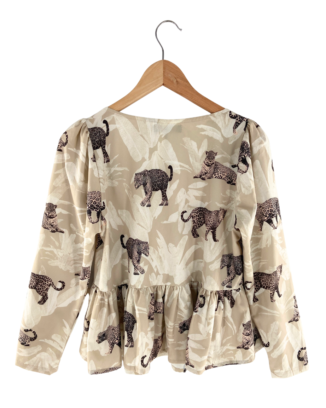 Blusa manga larga print
