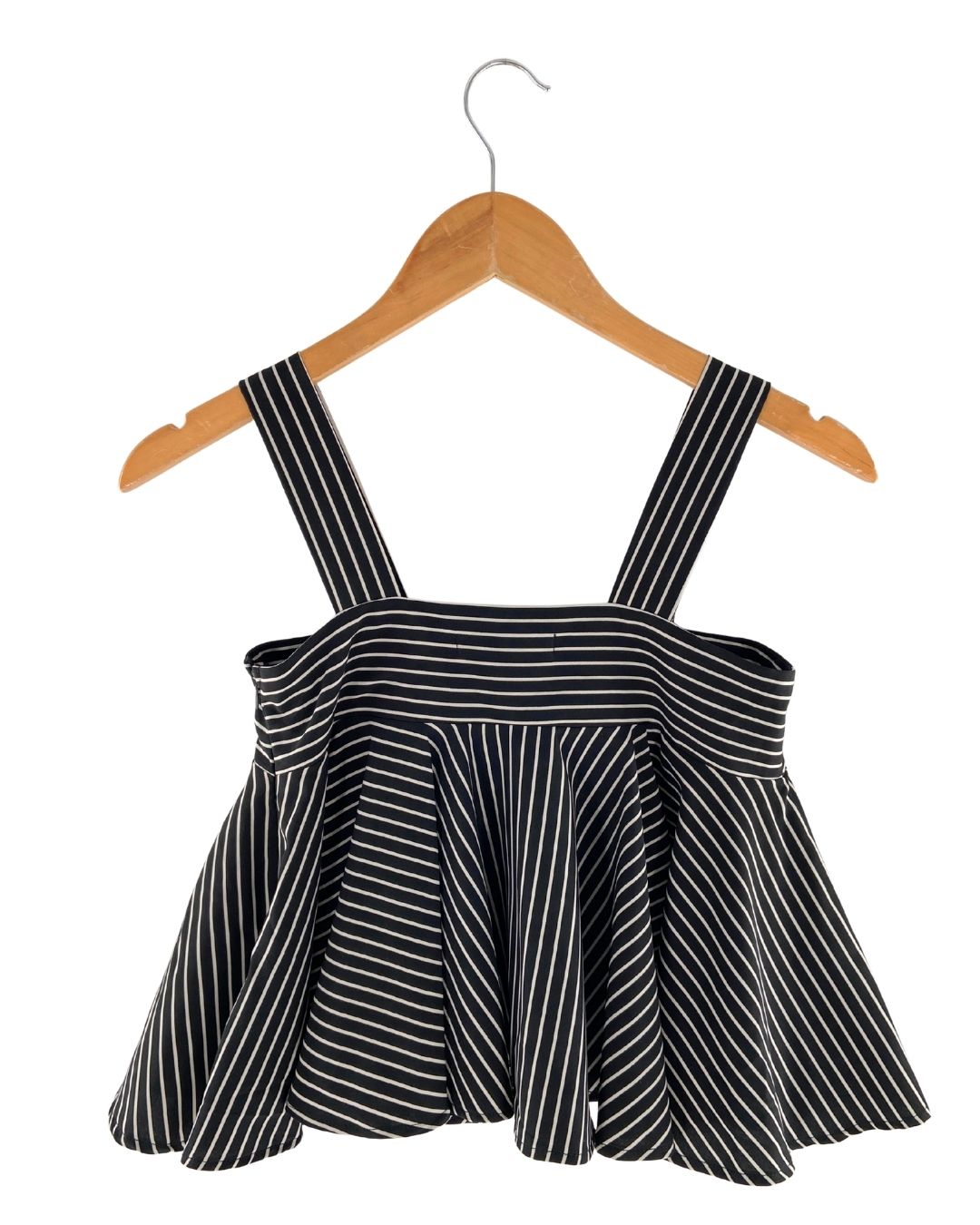 Blusa amplia de tiras a rayas