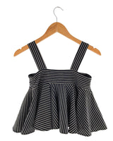 Blusa amplia de tiras a rayas