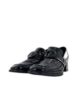 Mocasines tacón en charol
