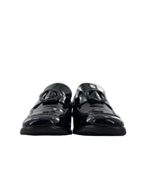 Mocasines tacón en charol