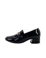 Mocasines tacón en charol