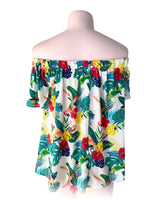 Blusa off shoulder print