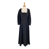 Maxi vestido cuello cuadrado