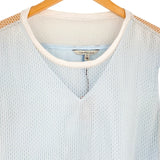 Blusa manga corta satinada