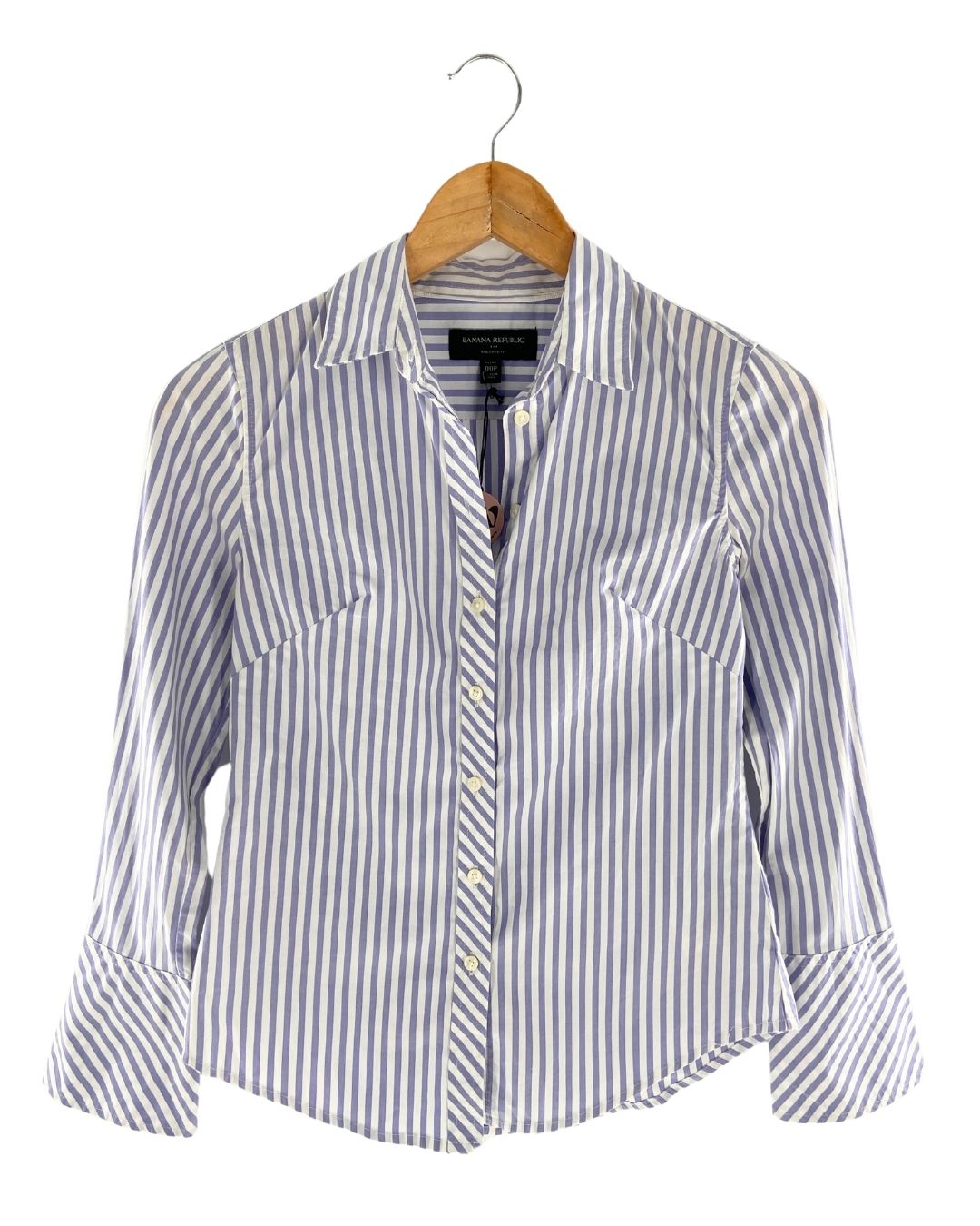 Camisa fit manga larga a rayas