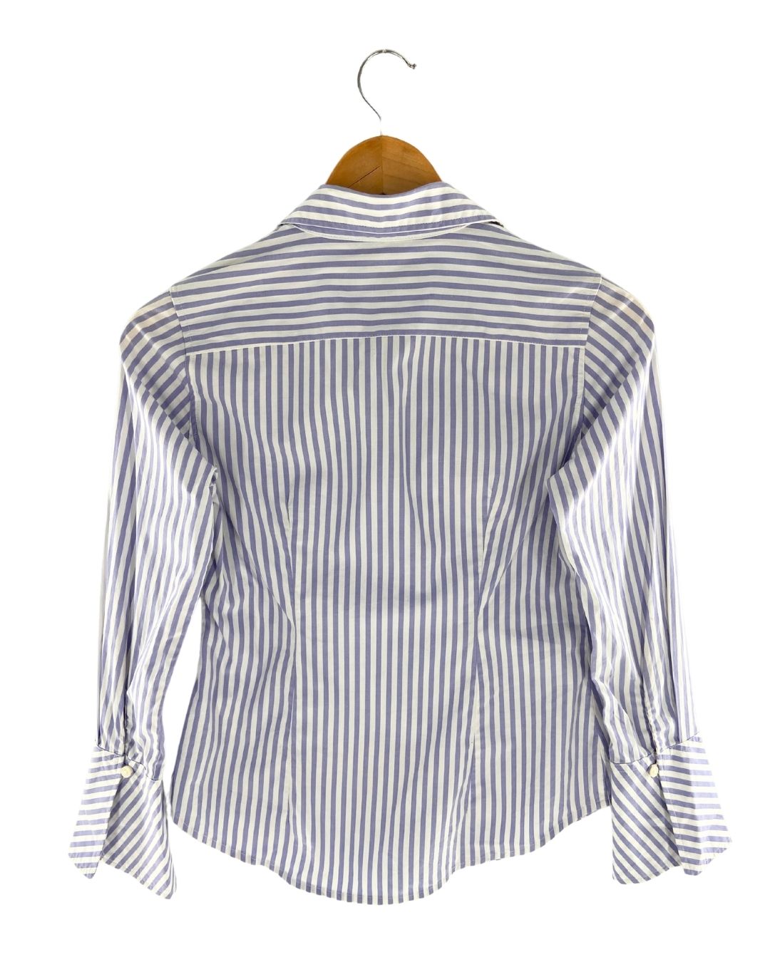 Camisa fit manga larga a rayas
